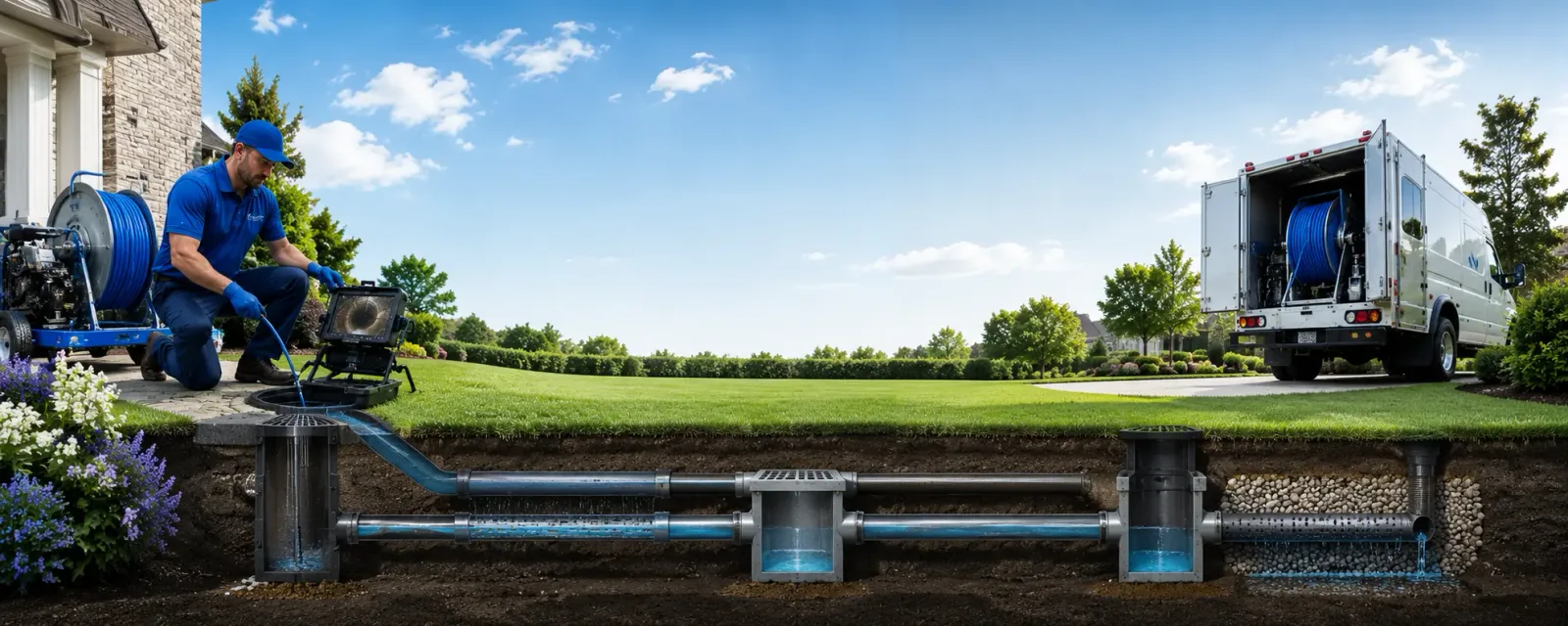 Outdoor drain cleaning information for Bowdon, ND